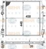 HELLA 8MK 376 771-791 Radiator, engine cooling